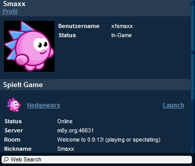 Xfire profile example